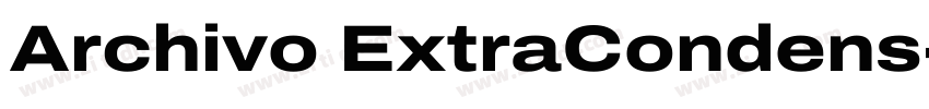 Archivo ExtraCondens字体转换